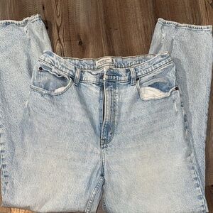 Abercrombie & Fitch High Rise Light Blue Jeans